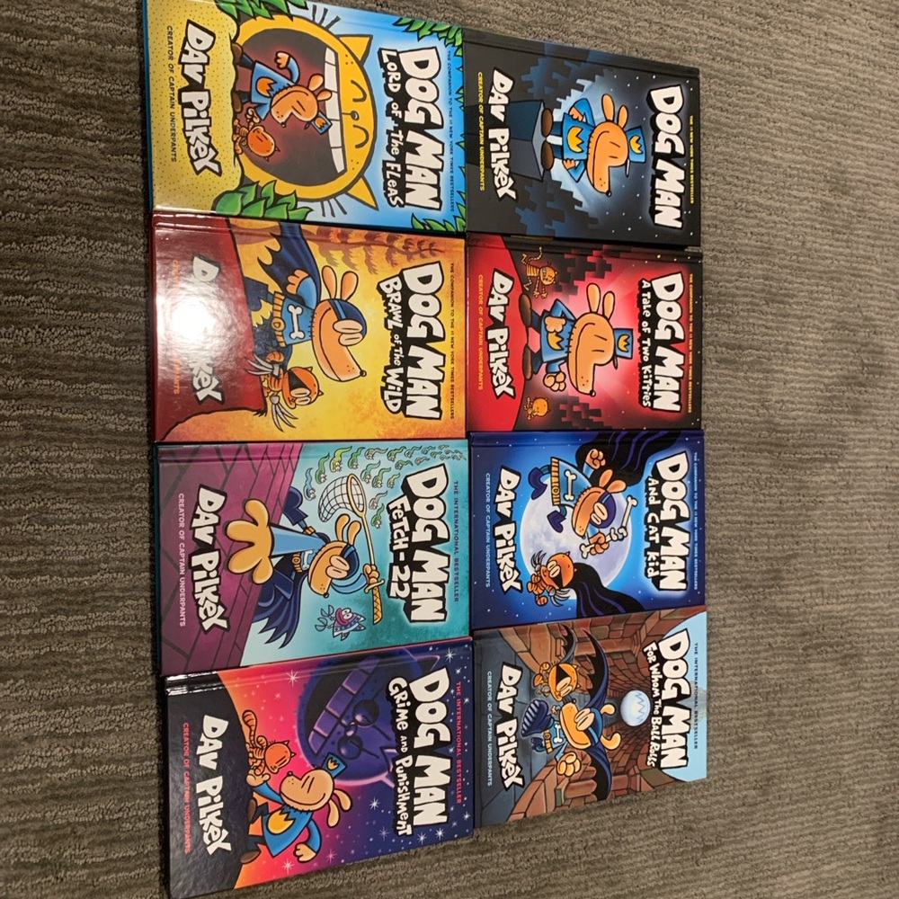 Dog man book series great condition